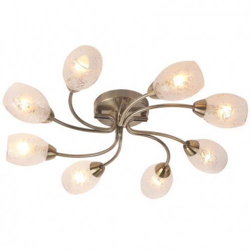 потолочная люстра idlamp carmina 201/8pf-oldbronze в Сургуте