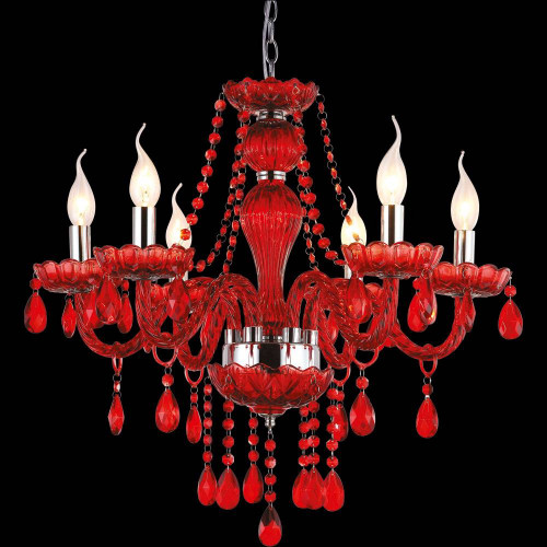 подвесная люстра arte lamp teatro a3964lm-6rd в Сургуте
