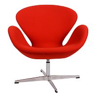 кресло arne jacobsen красное в Сургуте