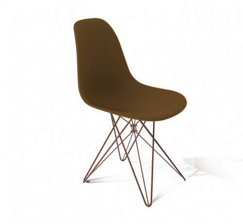 стул dsr коричневый s50 (eames style) в Сургуте