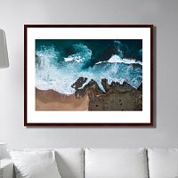 картина: beach ocean waves, coast rocks в Сургуте