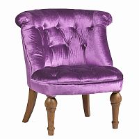 кресло sophie tufted slipper chair лиловое в Сургуте