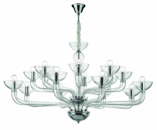 подвесная люстра ideal lux casanova sp16 trasparente в Сургуте