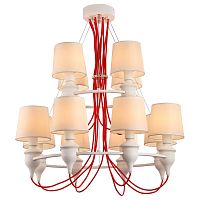 подвесная люстра arte lamp sergio a3325lm-8-4wh в Сургуте