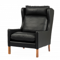 кресло wingback чёрный в Сургуте