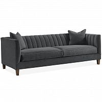 диван penelope sofa прямой серый в Сургуте