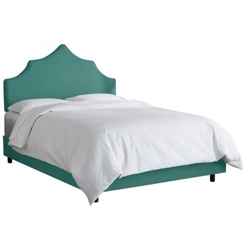 кровать двуспальная 160х200 бирюзовая camille light teal в Сургуте