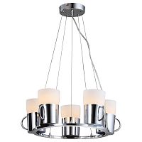 подвесная люстра arte lamp brooklyn a9484sp-5cc хром в Сургуте