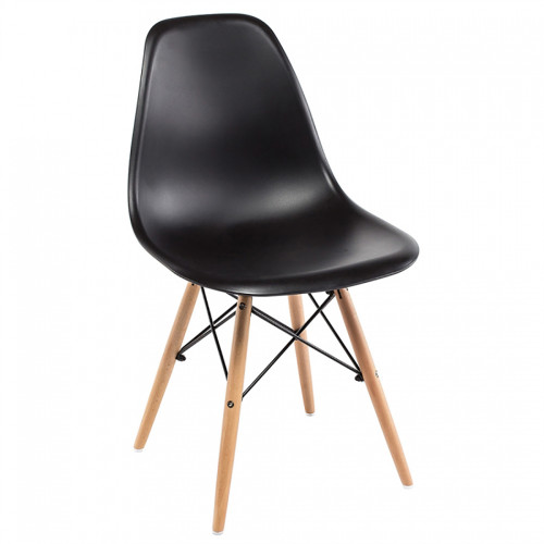 стул деревянный eames pc-015 black в Сургуте