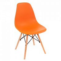 стул деревянный eames pc-015 оранжевый в Сургуте