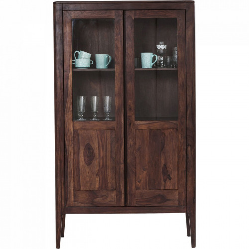 шкаф-витрина brooklyn walnut коричневый 100x40 в Сургуте