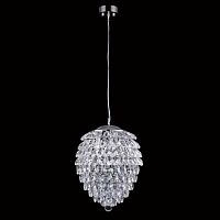 подвесной светильник crystal lux charme sp3+3 led chrome/transparent в Сургуте