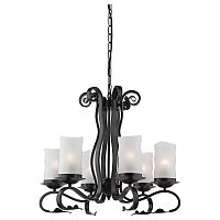 подвесная люстра arte lamp scroll a7915lm-6bk в Сургуте