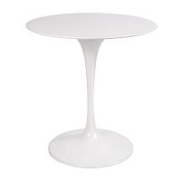 стол eero saarinen style tulip table top mdf d70 глянцевый белый в Сургуте