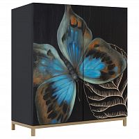 комод butterfly черный в Сургуте