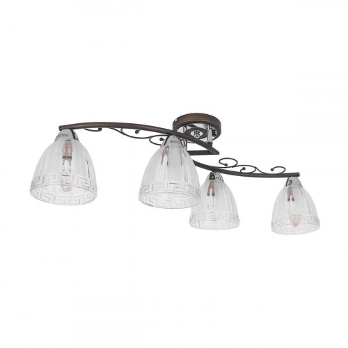 потолочная люстра idlamp nield 232/4pf-blackchrome в Сургуте