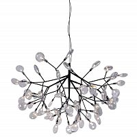 подвесная люстра crystal lux evita sp63 black/transparent в Сургуте