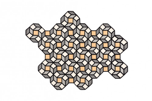 ковер parquet rhomb yellow 314x195 от gan в Сургуте