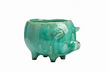 цветочный горшок pig planter голубой в Сургуте