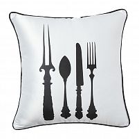 подушка со столовыми приборами tableware white в Сургуте