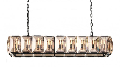 люстра harlow l130 черное основание, прозрачное стекло в Сургуте