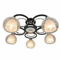 потолочная люстра arte lamp ginevra a1604pl-5bk в Сургуте