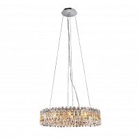 подвесная люстра crystal lux lirica sp10 d610 chrome в Сургуте