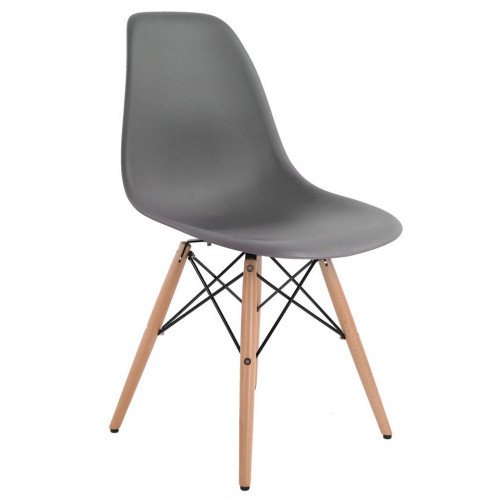 стул деревянный pc-015 серый (eames style) в Сургуте