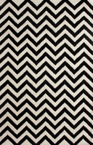 ковер zig zag чёрный 240х330 в Сургуте