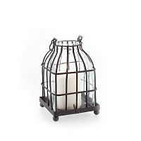 подсвечник-фонарь металлический со стеклом bird in cage i, 15 см в Сургуте