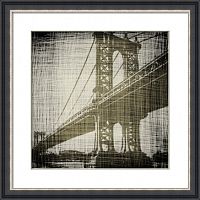 постер с паспарту в раме bridges of new york в Сургуте