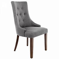 стул деревянный elegance dark walnut / fabric grey в Сургуте