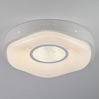 потолочный светодиодный светильник eurosvet shine 40011/1 led белый в Сургуте