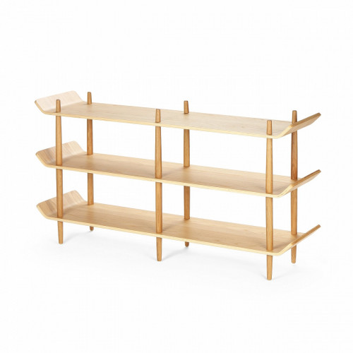 стеллаж bentwood двойной светло-коричневый в Сургуте