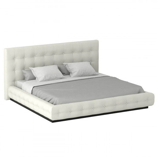 кровать двуспальная 180х200 белая kristal classic в Сургуте
