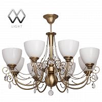 подвесная люстра mw-light фелиция 347016608 белая в Сургуте