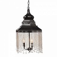 люстра подвесная черная с хрустальными подвесками chandelier в Сургуте