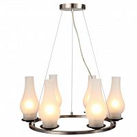 подвесная люстра arte lamp lombardy a6801sp-6br белая в Сургуте