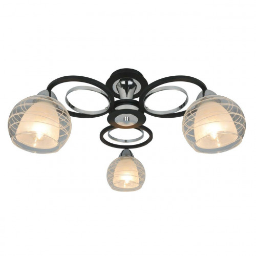 потолочная люстра arte lamp ginevra a1604pl-3bk в Сургуте