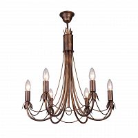 подвесная люстра toplight lucinda tl7350d-06br в Сургуте