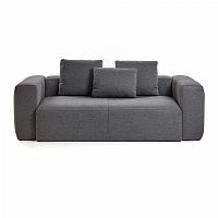 диван blok sofa 2 темно-серый от la forma (ex julia grup) в Сургуте