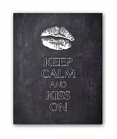 постер keep calm and kiss а3 в Сургуте