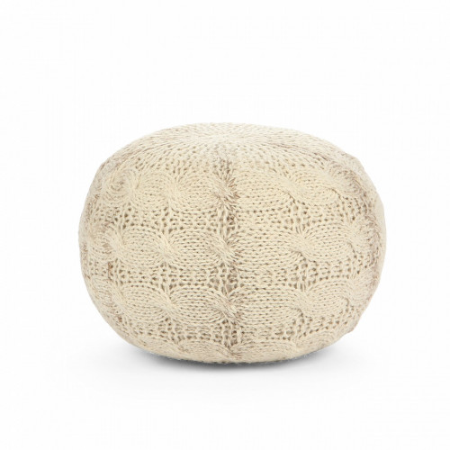 пуф oslo круглый бежевый в Сургуте