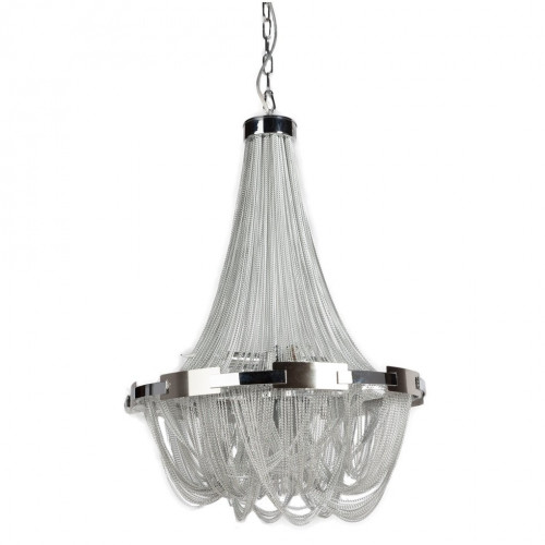 люстра firenzo серебро, прозрачная в Сургуте