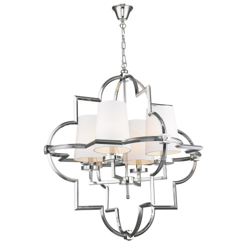 люстра mandeville l nickel от delight collection белая/никель в Сургуте