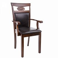 стул деревянный кресло luiza dirty oak / dark brown в Сургуте