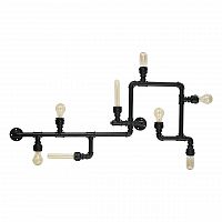 потолочная люстра ideal lux plumber pl8 nero в Сургуте